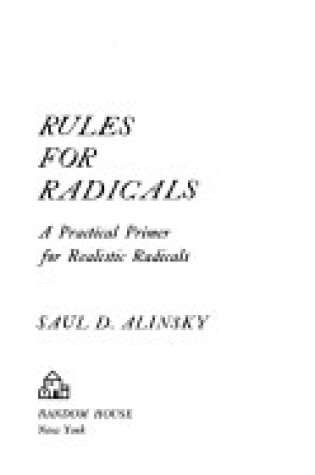 Cover of Rules for Radicals