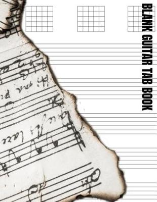 Book cover for Blank Guitar Tab Book