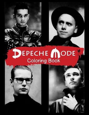 Book cover for Depeche Mode Coloring Book