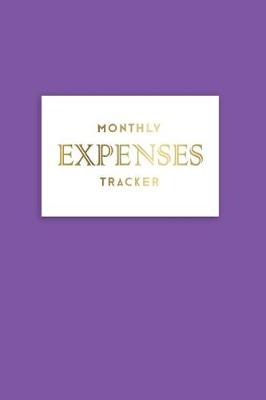 Book cover for Monthly Expenses Tracker