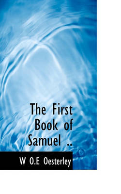 Book cover for The First Book of Samuel ..