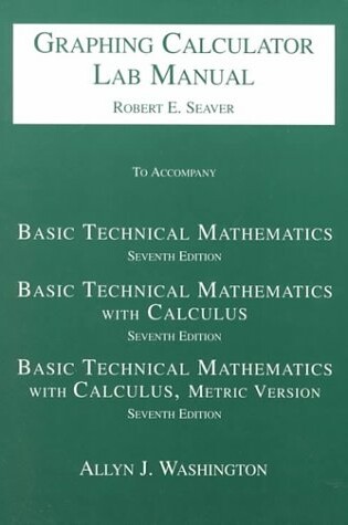 Cover of Graphing Calculator Lab Manual