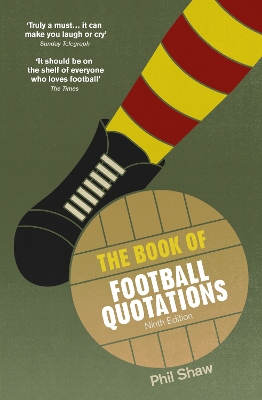 Book cover for The Book of Football Quotations