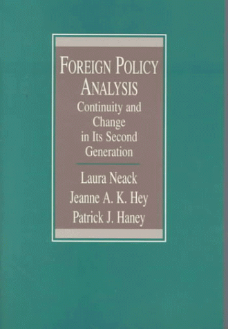 Book cover for Foreign Policy Analysis