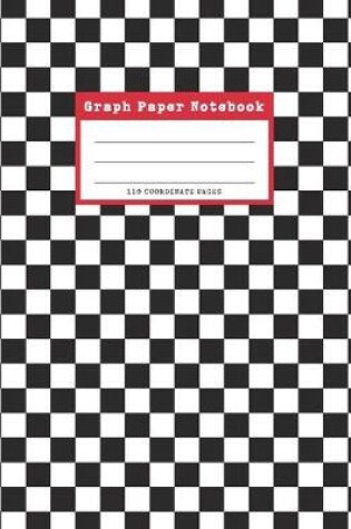 Cover of Graph Paper Notebook, 110 Coordinate Pages