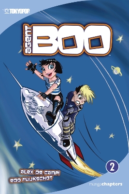 Book cover for Agent Boo manga chapter book volume 2