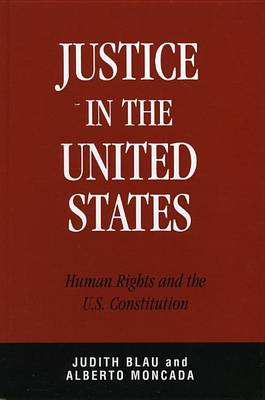 Book cover for Justice in the United States