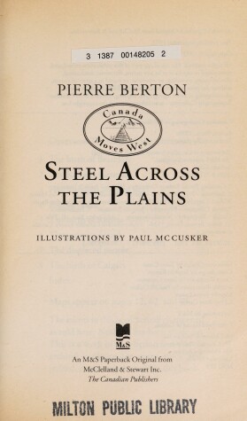 Book cover for Steel Across the Plains: Adventures in Canadian History