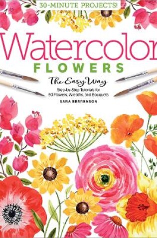 Cover of Watercolor the Easy Way Flowers