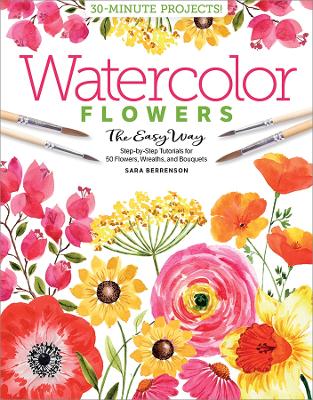 Book cover for Watercolor the Easy Way Flowers