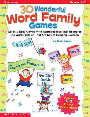 Book cover for 30 Wonderful Word Family Games