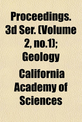 Book cover for Proceedings. 3D Ser. (Volume 2, No.1); Geology