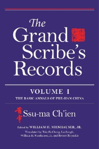 Cover of The Grand Scribe's Records, Volume I