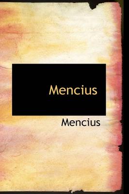 Cover of Mencius