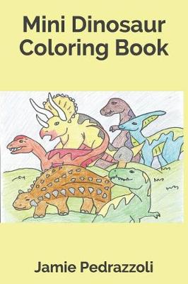 Book cover for Mini Dinosaur Coloring Book