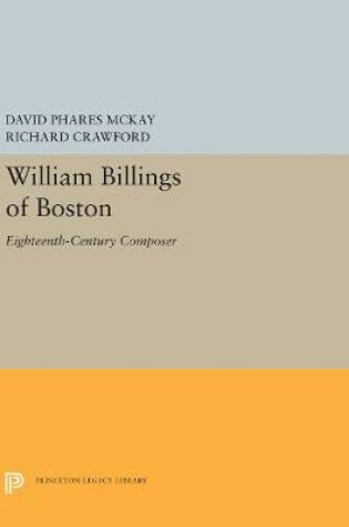 Cover of William Billings of Boston