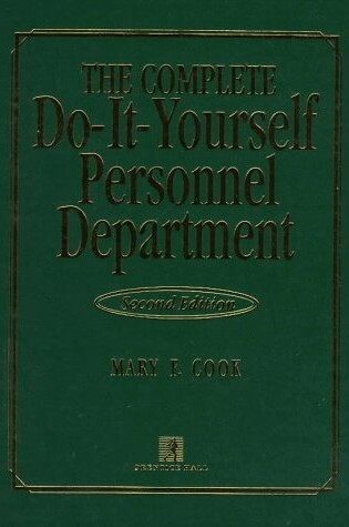 Cover of The Complete Do-it-Yourself Personnel Department