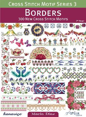 Book cover for Borders: 300 New Cross Stitch Motifs