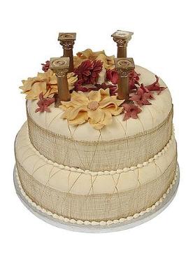 Cover of Wedding Journal Wedding Cake Columns