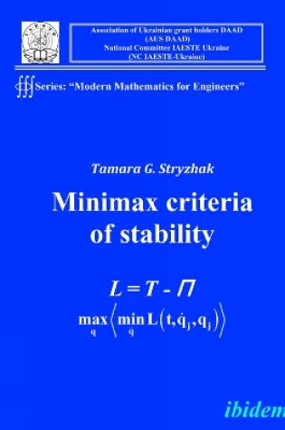 Cover of Modern Mathematics for Engineers I. The Minimax Criterion for Stability