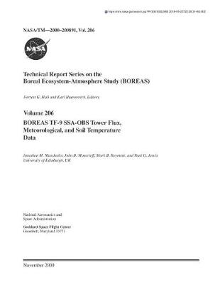 Book cover for Boreas Tf-9 Ssa-Obs Tower Flux, Meteorological, and Soil Temperature Data