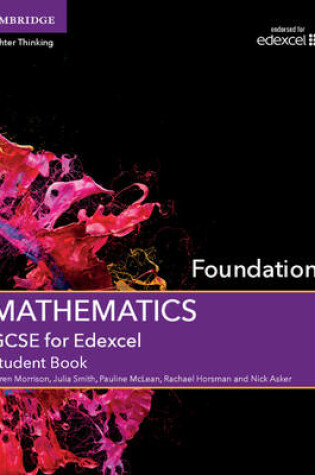 Cover of GCSE Mathematics for Edexcel Foundation Student Book