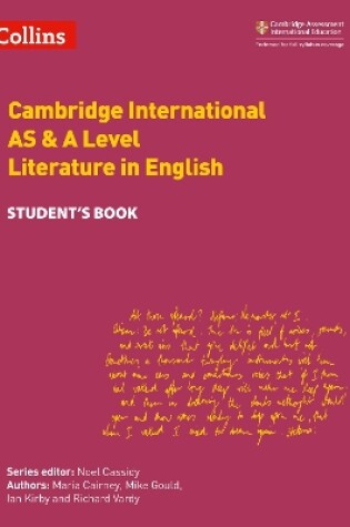 Cover of Cambridge International AS & A Level Literature in English Student's Book