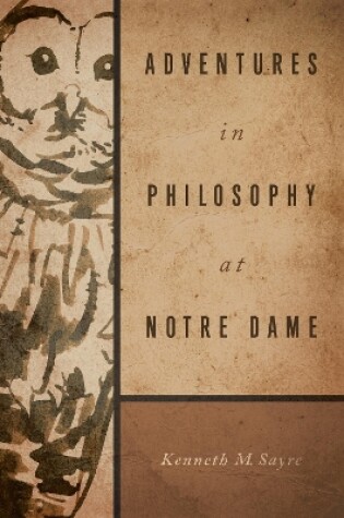 Cover of Adventures in Philosophy at Notre Dame