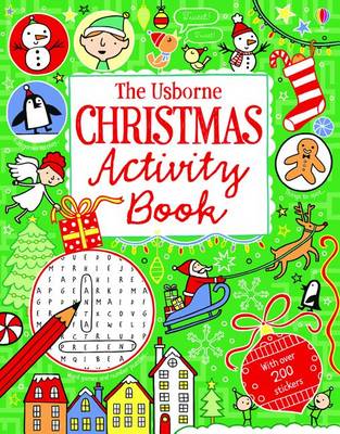 Book cover for The Usborne Christmas Activity Book