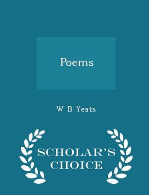 Book cover for Poems - Scholar's Choice Edition