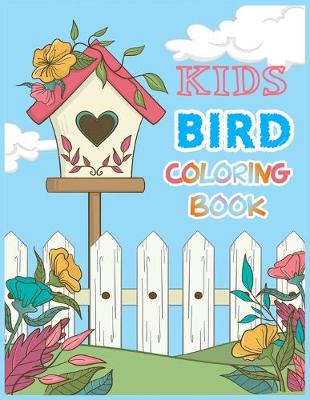 Book cover for Kids Bird Coloring Book