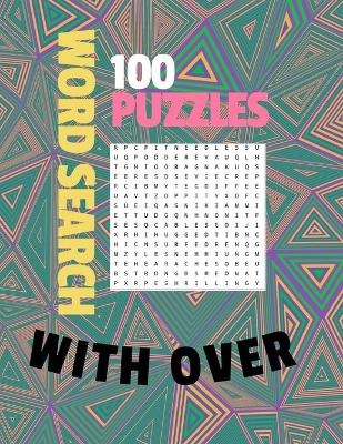 Book cover for word search with over 100 puzzles