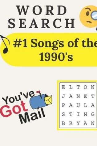 Cover of #1 Songs Of The 1990's Word Search