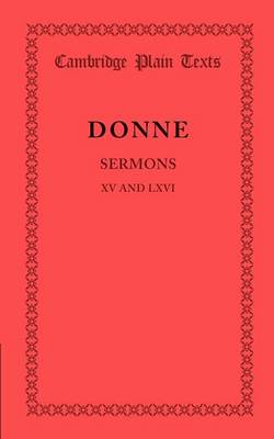 Cover of Sermons XV and LXVI