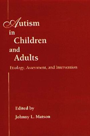 Cover of Autism in Children and Adults