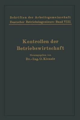 Book cover for Kontrollen Der Betriebswirtschaft