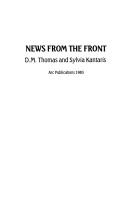 Book cover for News from the Front