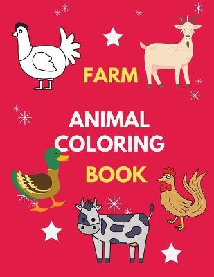 Book cover for Farm animal coloring book