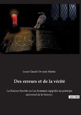 Book cover for Des erreurs et de la vérité