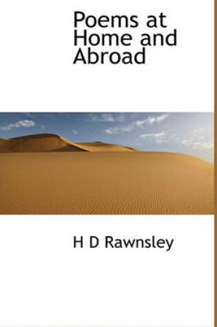 Cover of Poems at Home and Abroad
