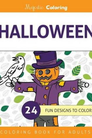 Cover of Halloween Coloring Book for Grown-Ups