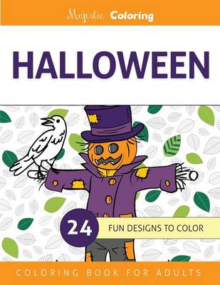 Book cover for Halloween Coloring Book for Grown-Ups