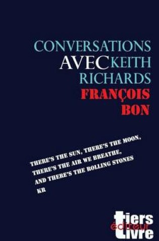 Cover of Conversations avec Keith Richards