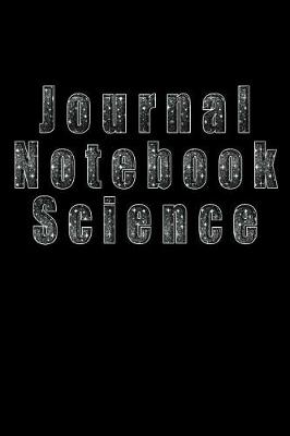 Book cover for Journal Notebook Science