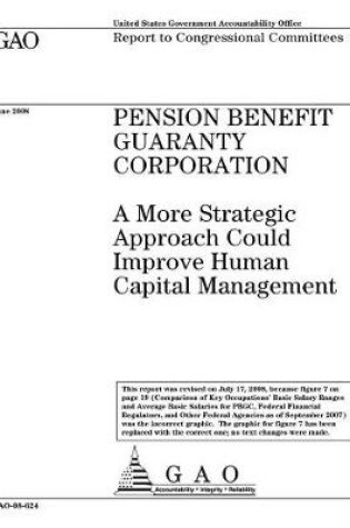 Cover of Pension Benefit Guaranty Corporation