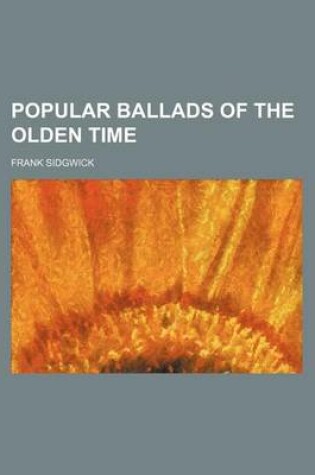 Cover of Popular Ballads of the Olden Time