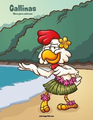 Cover of Gallinas libro para colorear 1