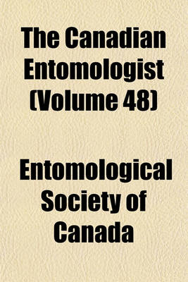 Book cover for The Canadian Entomologist (Volume 48)