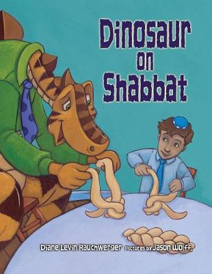 Book cover for Dinosaur on Shabbat