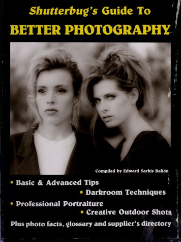 Book cover for Shutterbug's Guide to Better Photography